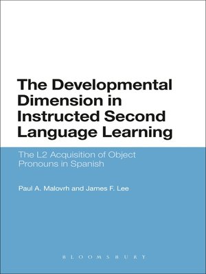 cover image of The Developmental Dimension in Instructed Second Language Learning